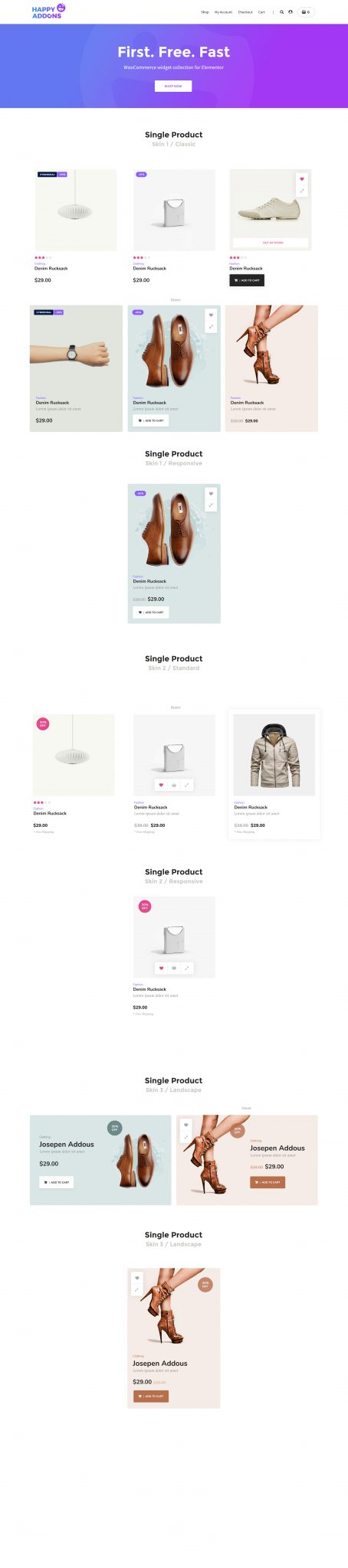Woo single product